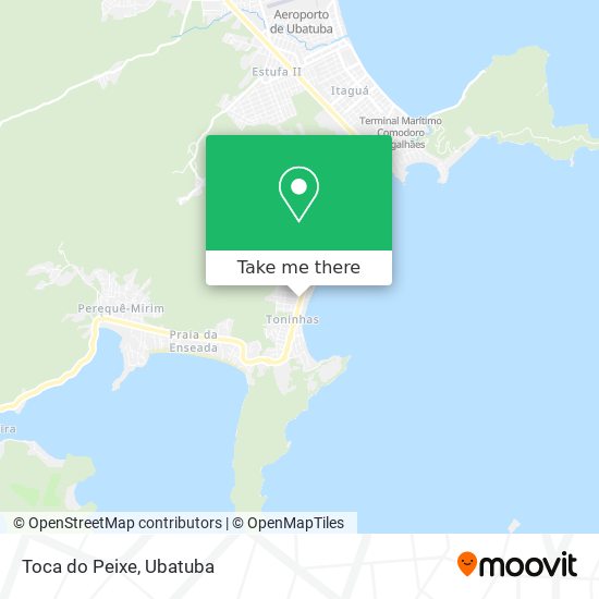 Mapa Toca do Peixe