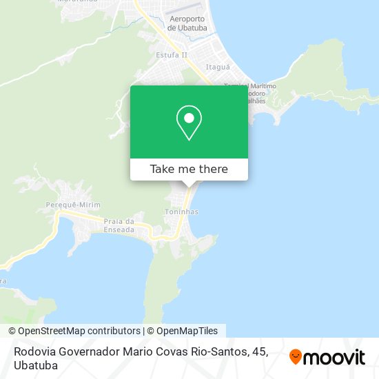 Rodovia Governador Mario Covas Rio-Santos, 45 map