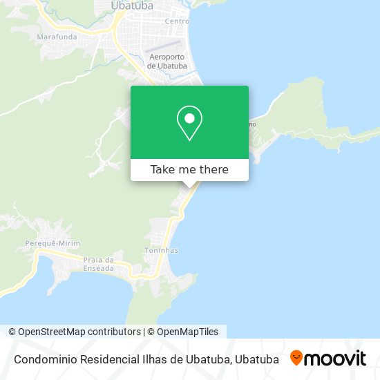 Mapa Condominio Residencial Ilhas de Ubatuba