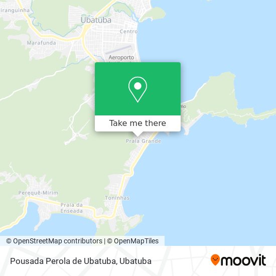 Pousada Perola de Ubatuba map