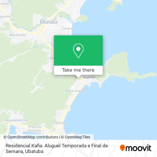 Residencial Kafia. Aluguel Temporada e Final de Semana map