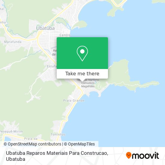 Mapa Ubatuba Reparos Materiais Para Construcao