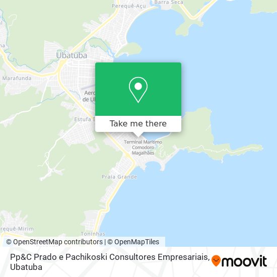 Mapa Pp&C Prado e Pachikoski Consultores Empresariais