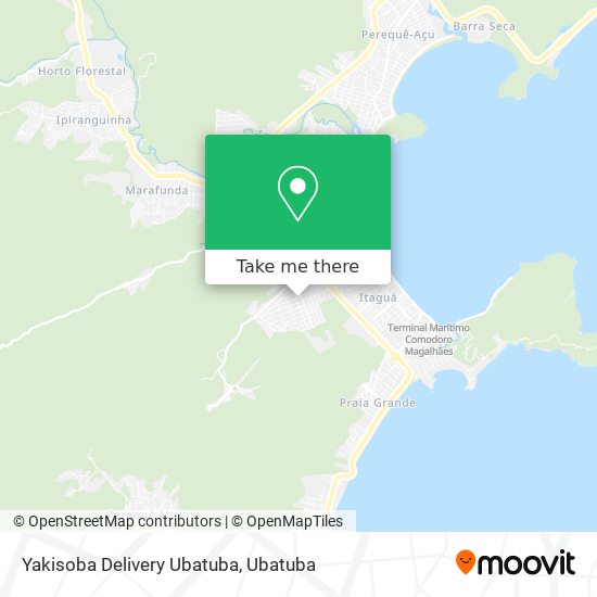 Yakisoba Delivery Ubatuba map