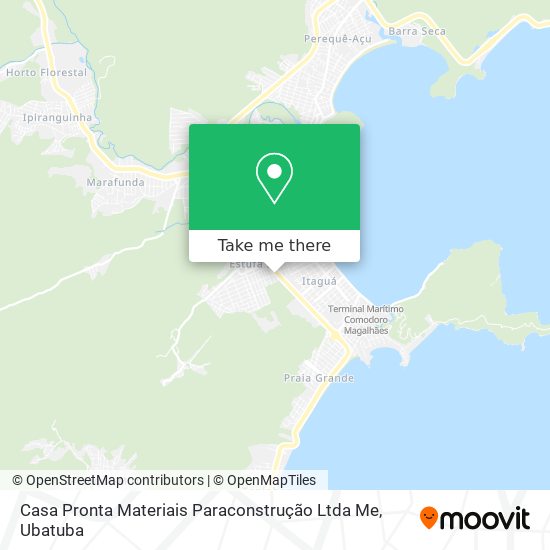 Mapa Casa Pronta Materiais Paraconstrução Ltda Me