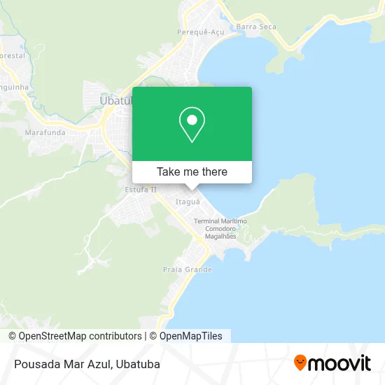 Pousada Mar Azul map