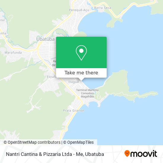 Mapa Nantri Cantina & Pizzaria Ltda - Me