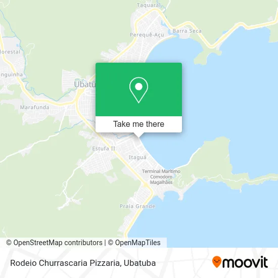 Rodeio Churrascaria Pizzaria map