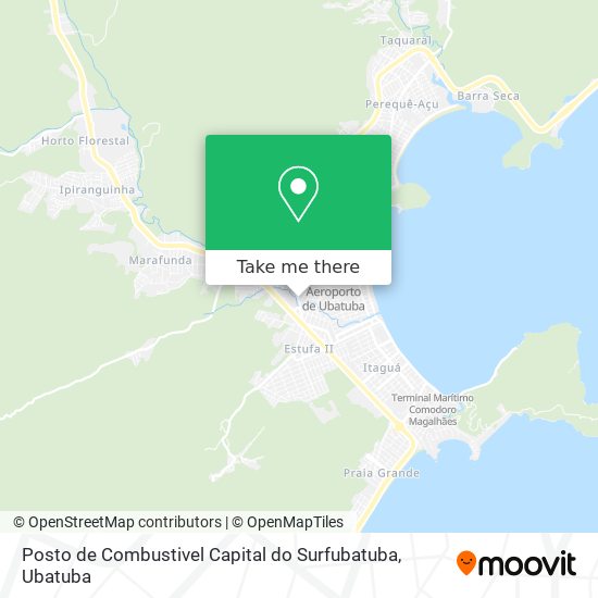 Posto de Combustivel Capital do Surfubatuba map