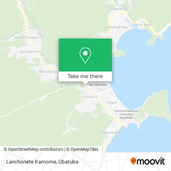 Lanchonete Kamome map