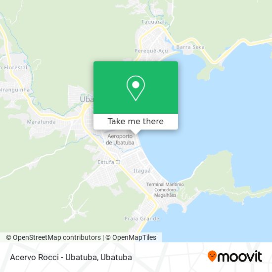 Mapa Acervo Rocci - Ubatuba