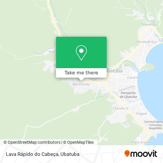 Lava Rápido do Cabeça map