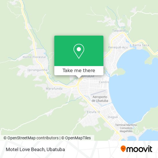 Motel Love Beach map