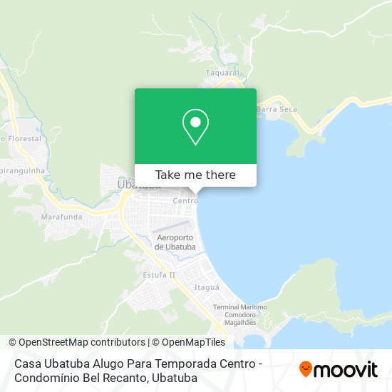 Casa Ubatuba Alugo Para Temporada Centro - Condomínio Bel Recanto map