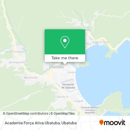 Academia Força Ativa Ubatuba map