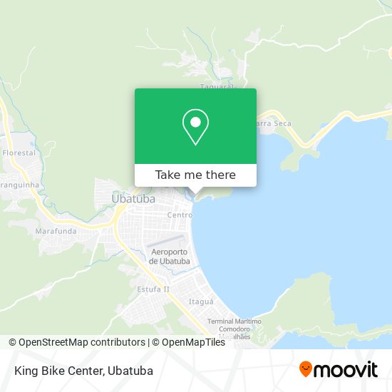 King Bike Center map