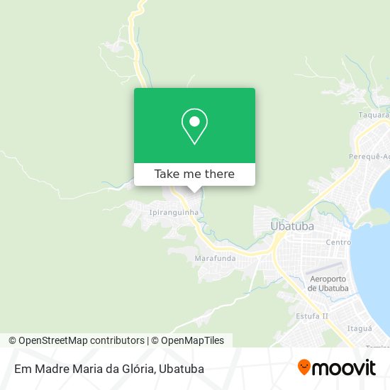 Mapa Em Madre Maria da Glória