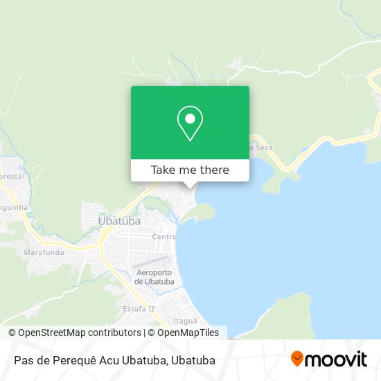 Mapa Pas de Perequê Acu Ubatuba