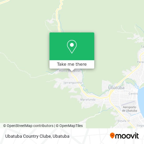 Mapa Ubatuba Country Clube