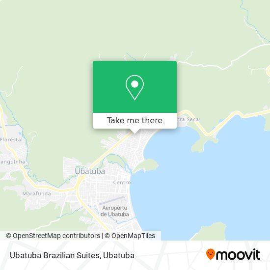 Ubatuba Brazilian Suites map