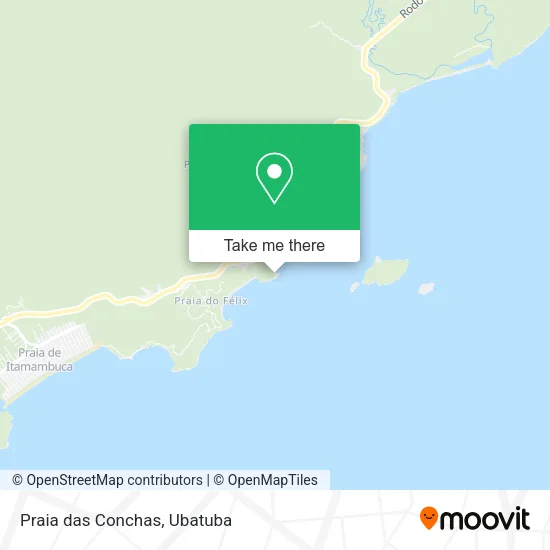 Praia das Conchas map