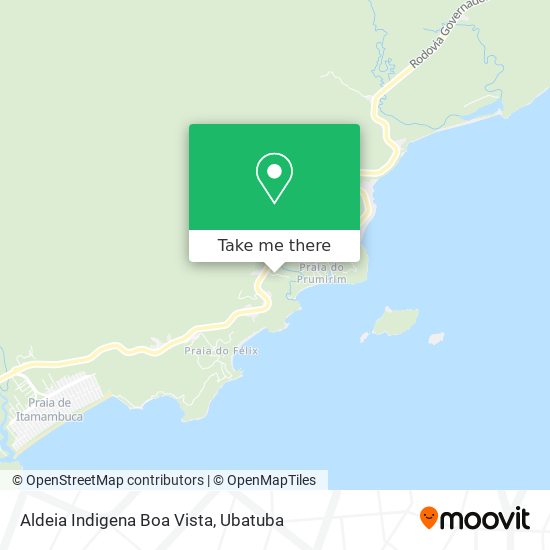 Mapa Aldeia Indigena Boa Vista