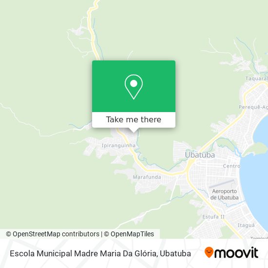 Mapa Escola Municipal Madre Maria Da Glória