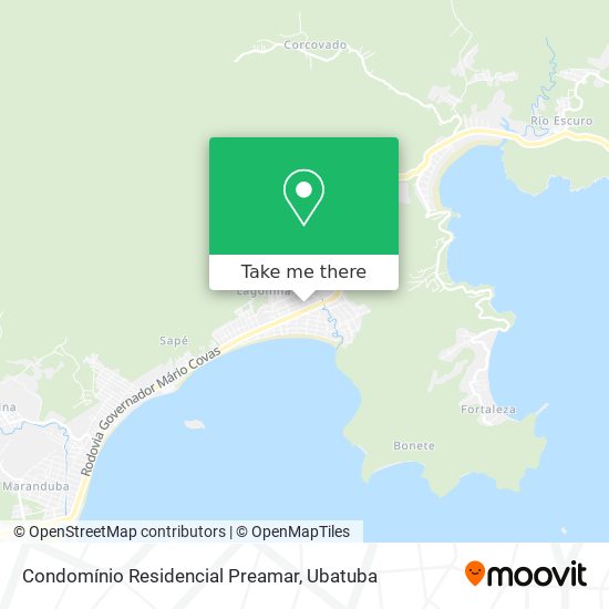 Mapa Condomínio Residencial Preamar
