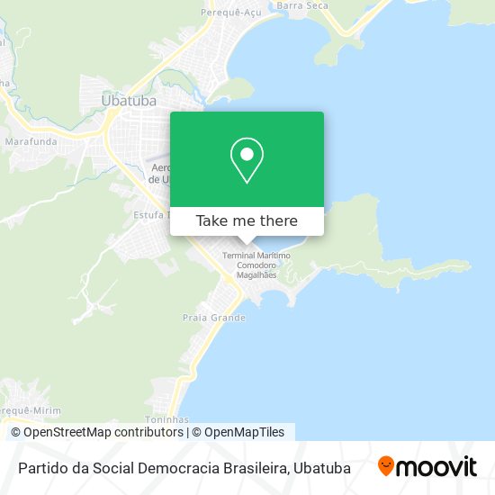 Partido da Social Democracia Brasileira map