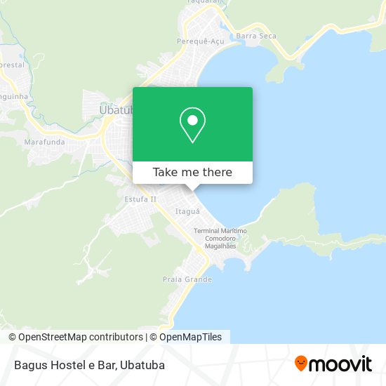 Bagus Hostel e Bar map