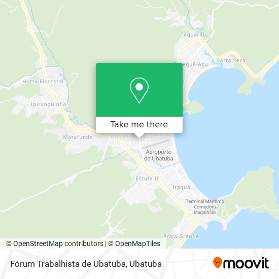 Fórum Trabalhista de Ubatuba map
