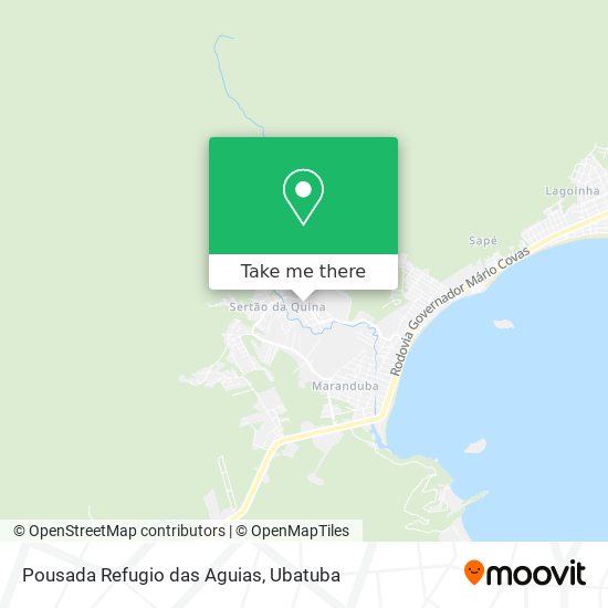 Pousada Refugio das Aguias map
