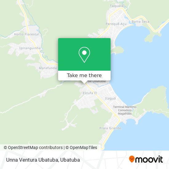 Unna Ventura Ubatuba map