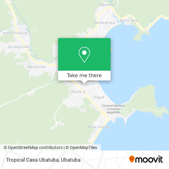 Mapa Tropical Casa Ubatuba