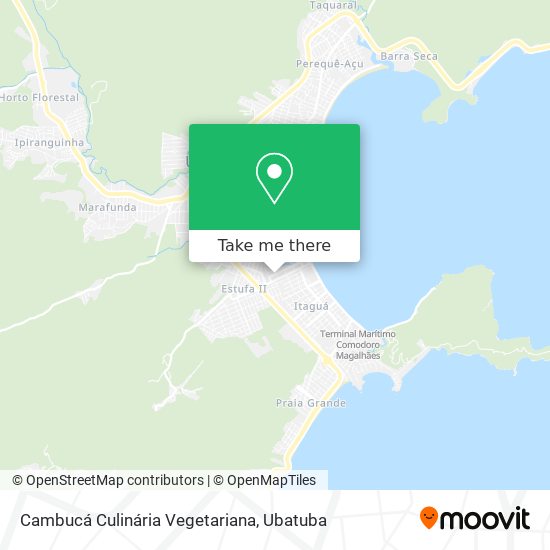 Mapa Cambucá Culinária Vegetariana