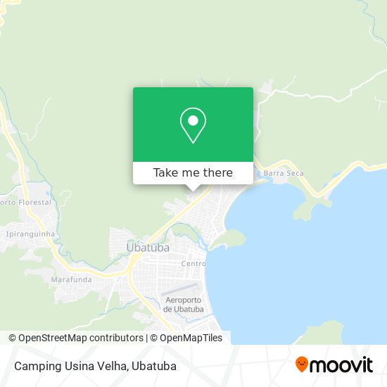 Mapa Camping Usina Velha