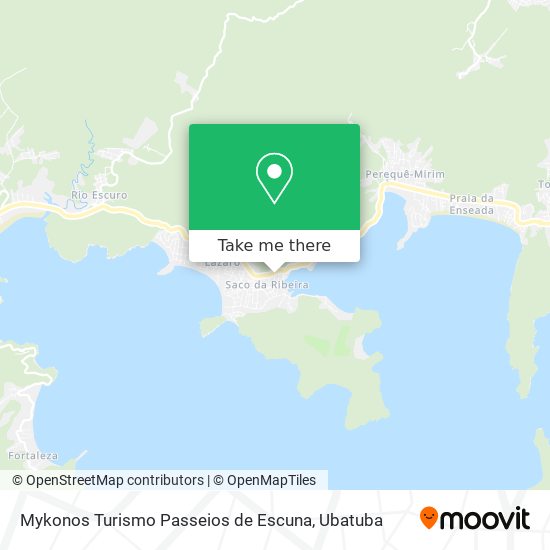 Mykonos Turismo Passeios de Escuna map