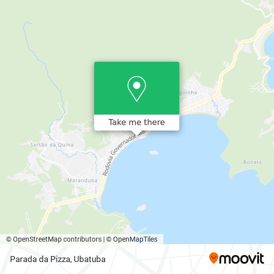 Mapa Parada da Pizza