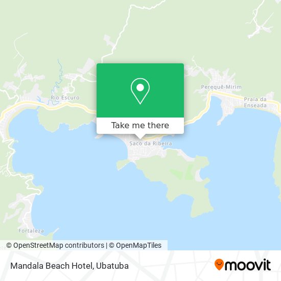 Mapa Mandala Beach Hotel