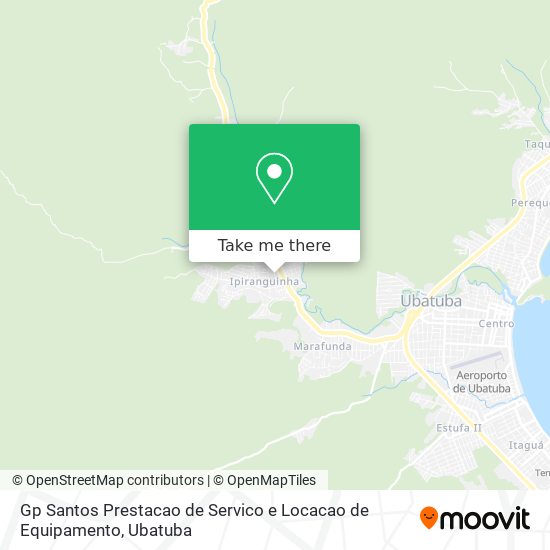 Gp Santos Prestacao de Servico e Locacao de Equipamento map