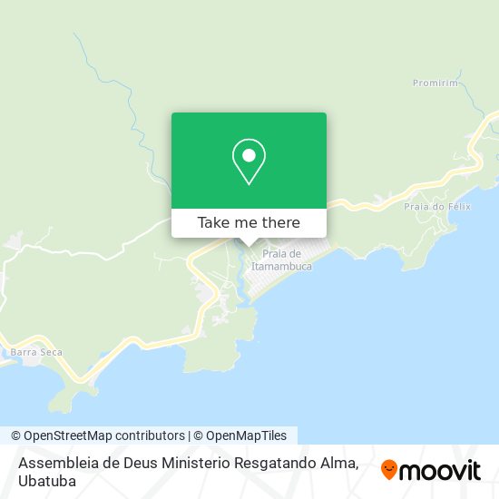 Mapa Assembleia de Deus Ministerio Resgatando Alma