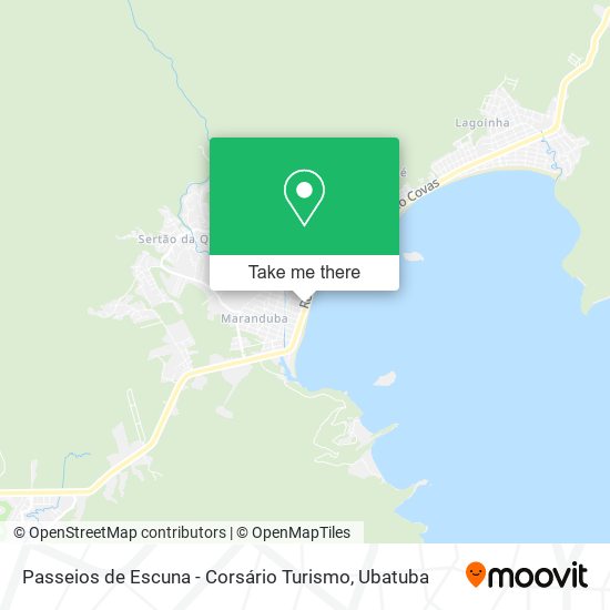 Mapa Passeios de Escuna - Corsário Turismo