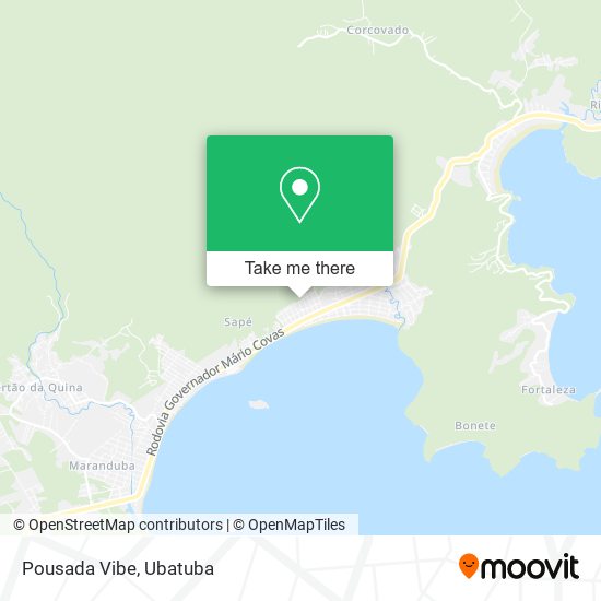 Pousada Vibe map