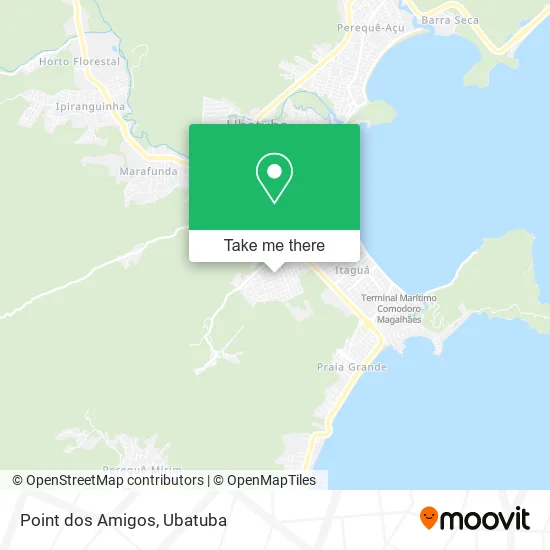 Point dos Amigos map