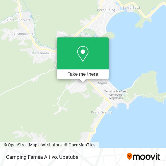 Mapa Camping Famiia Altivo