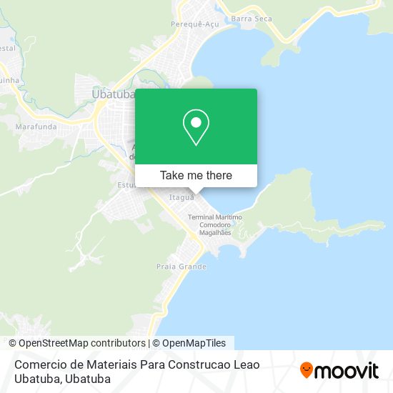 Comercio de Materiais Para Construcao Leao Ubatuba map