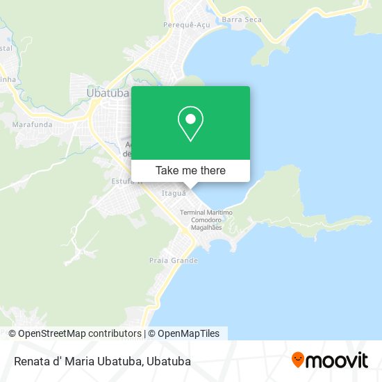 Renata d' Maria Ubatuba map