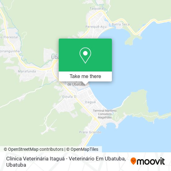 Mapa Clínica Veterinária Itaguá - Veterinário Em Ubatuba