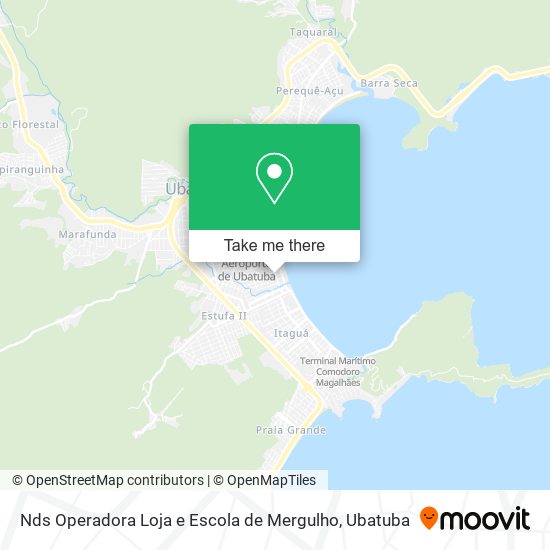 Nds Operadora Loja e Escola de Mergulho map