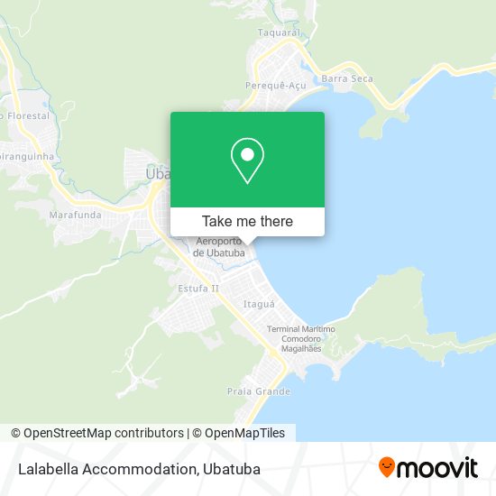 Mapa Lalabella Accommodation